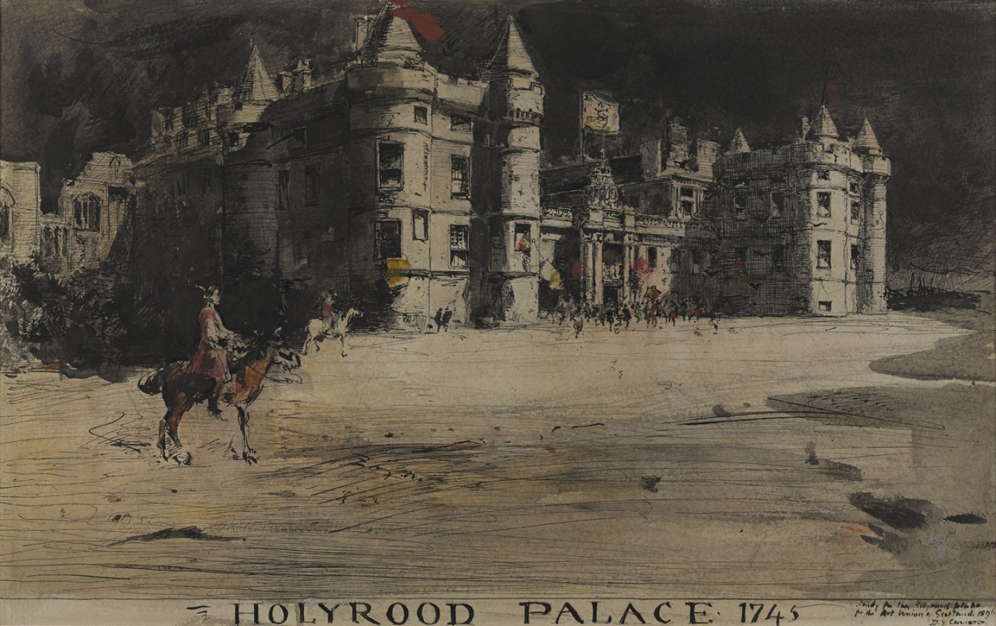 Holyrood Palace in 1765