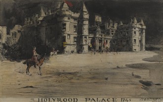 Holyrood Palace in 1765, 1896