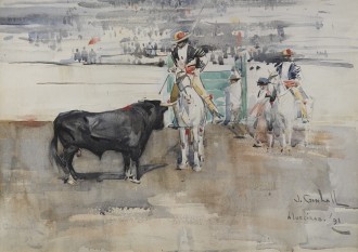 The Bull Ring, Algeciras/Bullfight, Algeciras, 1891