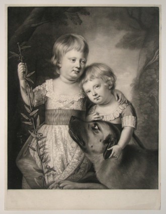 His Royal Highness George Prince of Wales, and Prince Frederick, 1775