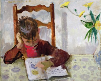 Boy Reading, 1957