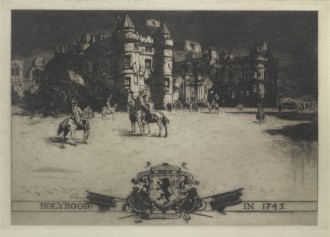Holyrood Palace Etching, Unknown 